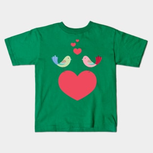 Lovebirds Kids T-Shirt